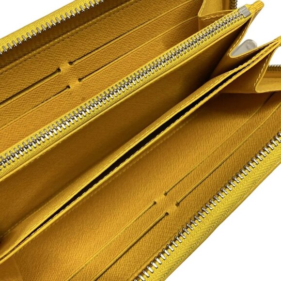 Auth LOUIS VUITTON Zippy Wallet M81229 Sunflower Epi - CA0193 Long Wallet - Picture 2 of 12